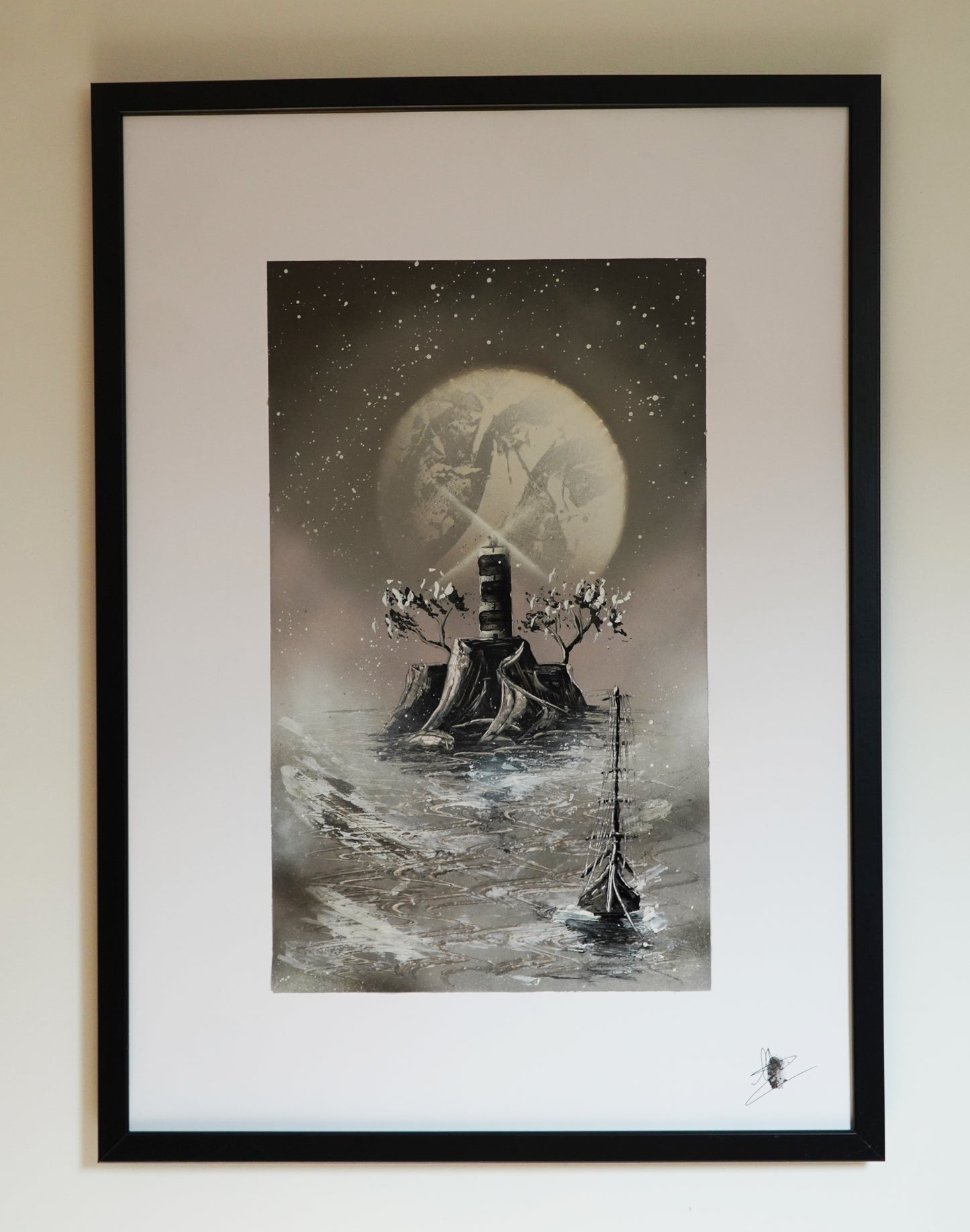 MER NOIRE - 70X50