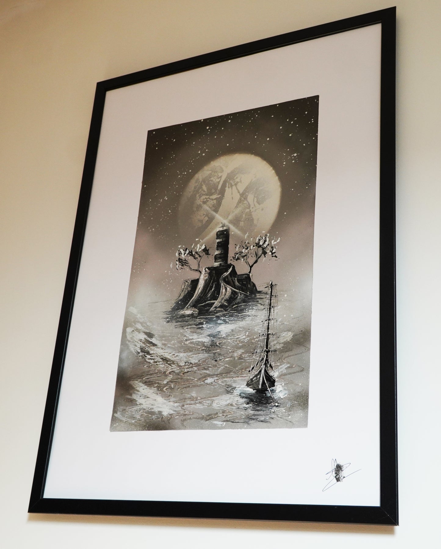 MER NOIRE - 70X50