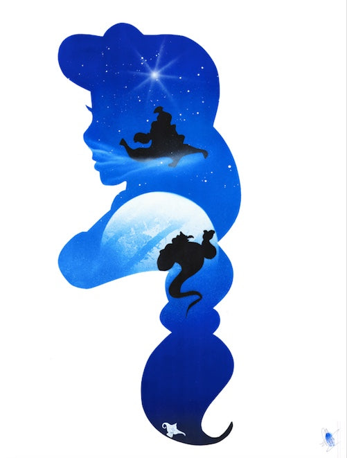 Aladdin & Jasmine - 60x40