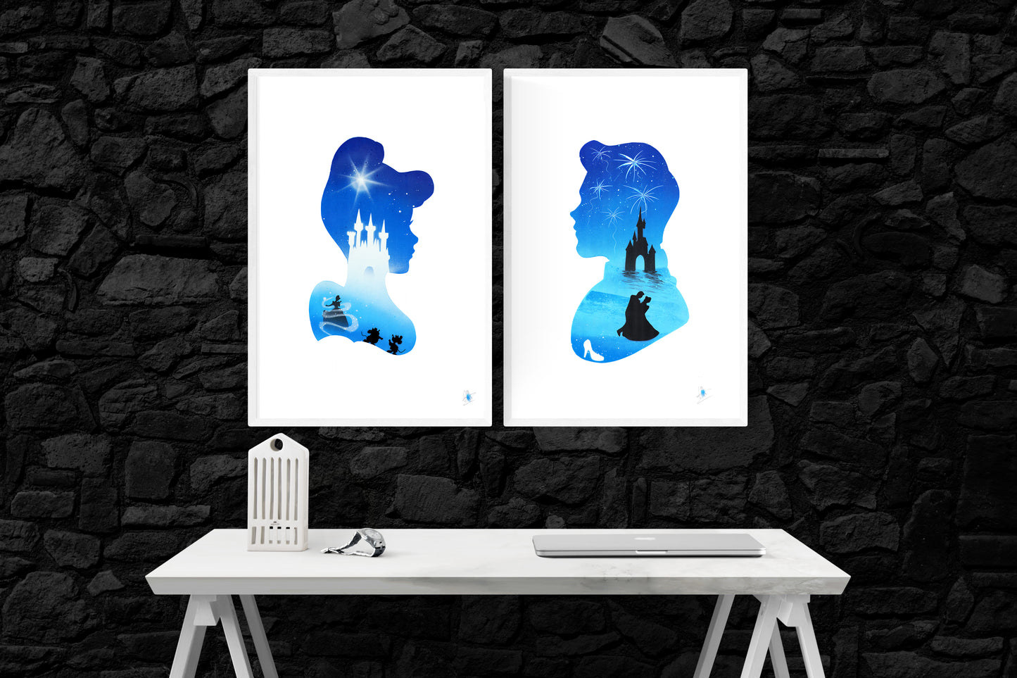 Cendrillon & Le Prince - 60x40