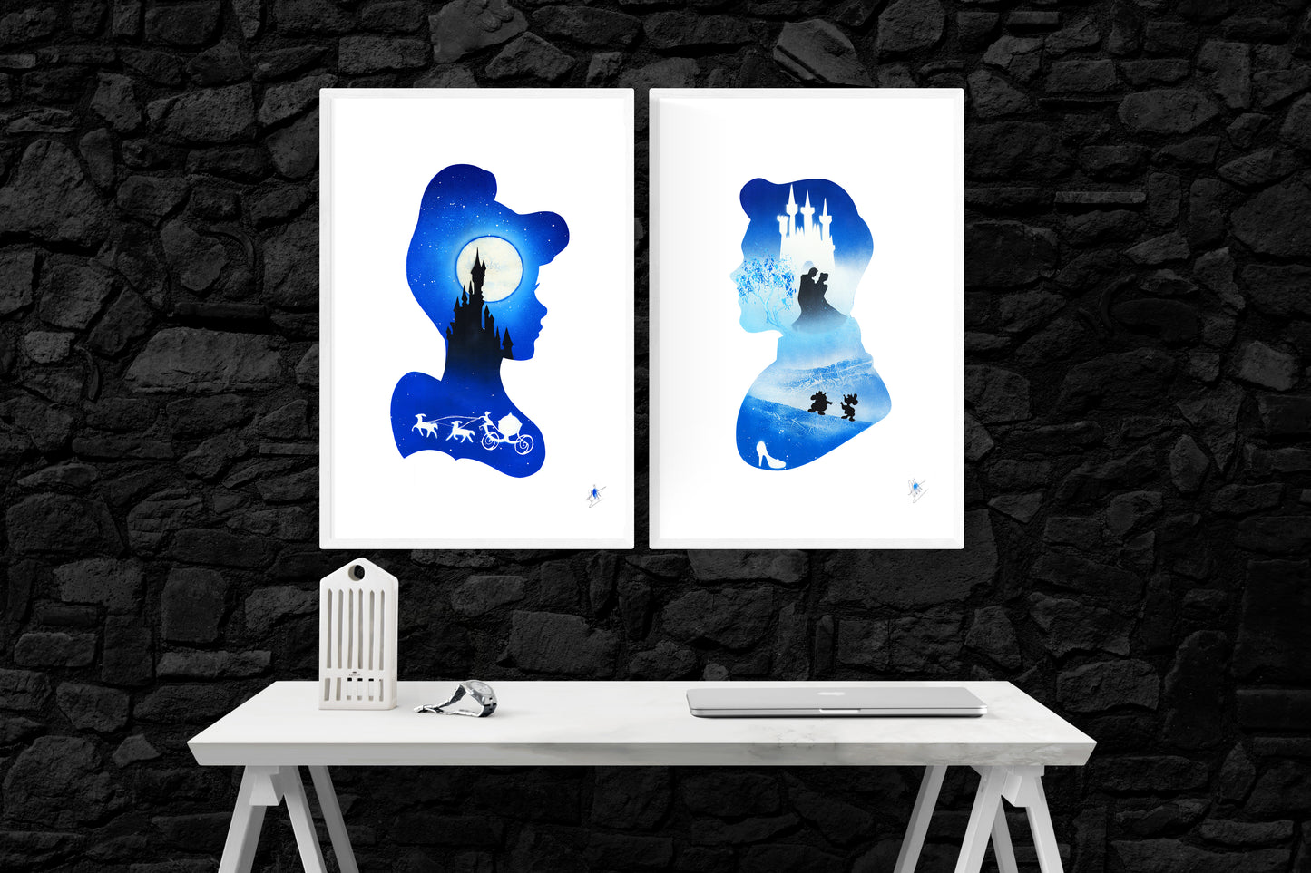 Cendrillon & Le Prince - 60x40